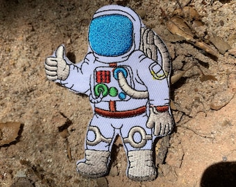 Astronaut Patch, 3.5 Inch, Iron On Spaceman Patch, Space Patch, Astronaut Embroidery Patch  Sew On Patch, Patch Spaceman, Astronaut Applique