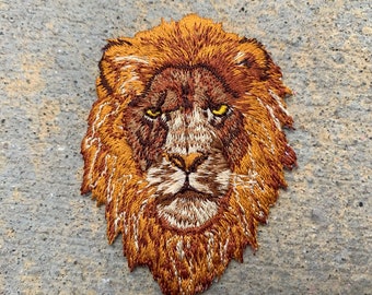 1pc Lion Patches Iron On Patches For Clothes Washable DIY Decoration VEY_H2 1pc Lion Patches Iron On Patches For Clothes Washable DIY Decoration VEY_H2