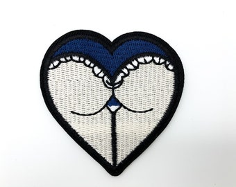 Sexy Heart Patch, Iron On Patch, Sexy Underpants, Funny Patch, Embroidery Patch  Sew On Patch, Patch for Jacket, Denim,Heart Sexy Ass Patch