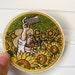 Badge Sunflower, 2.8 Inch Patch Iron On Patch Gogh Embroidery badge, Funny Artist,Sunflowers,Patch Funny Applique 