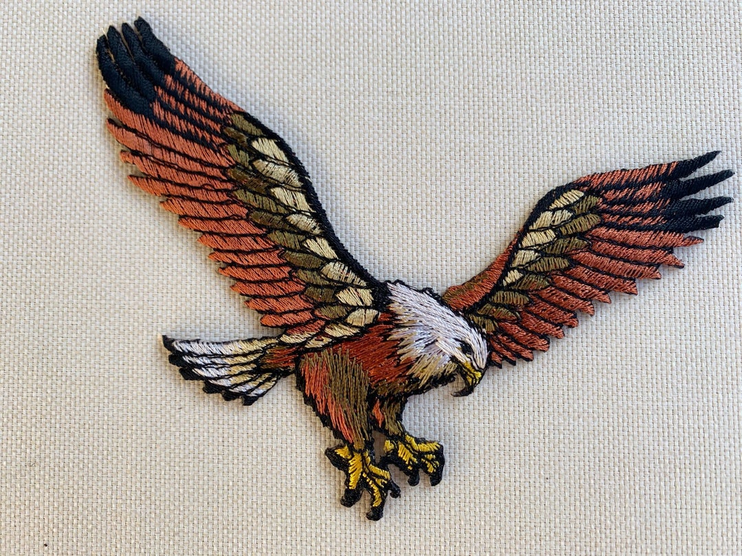 Eagle Patch, American Eagle, Soaring Eagle, Splendid Iron on Patch ...