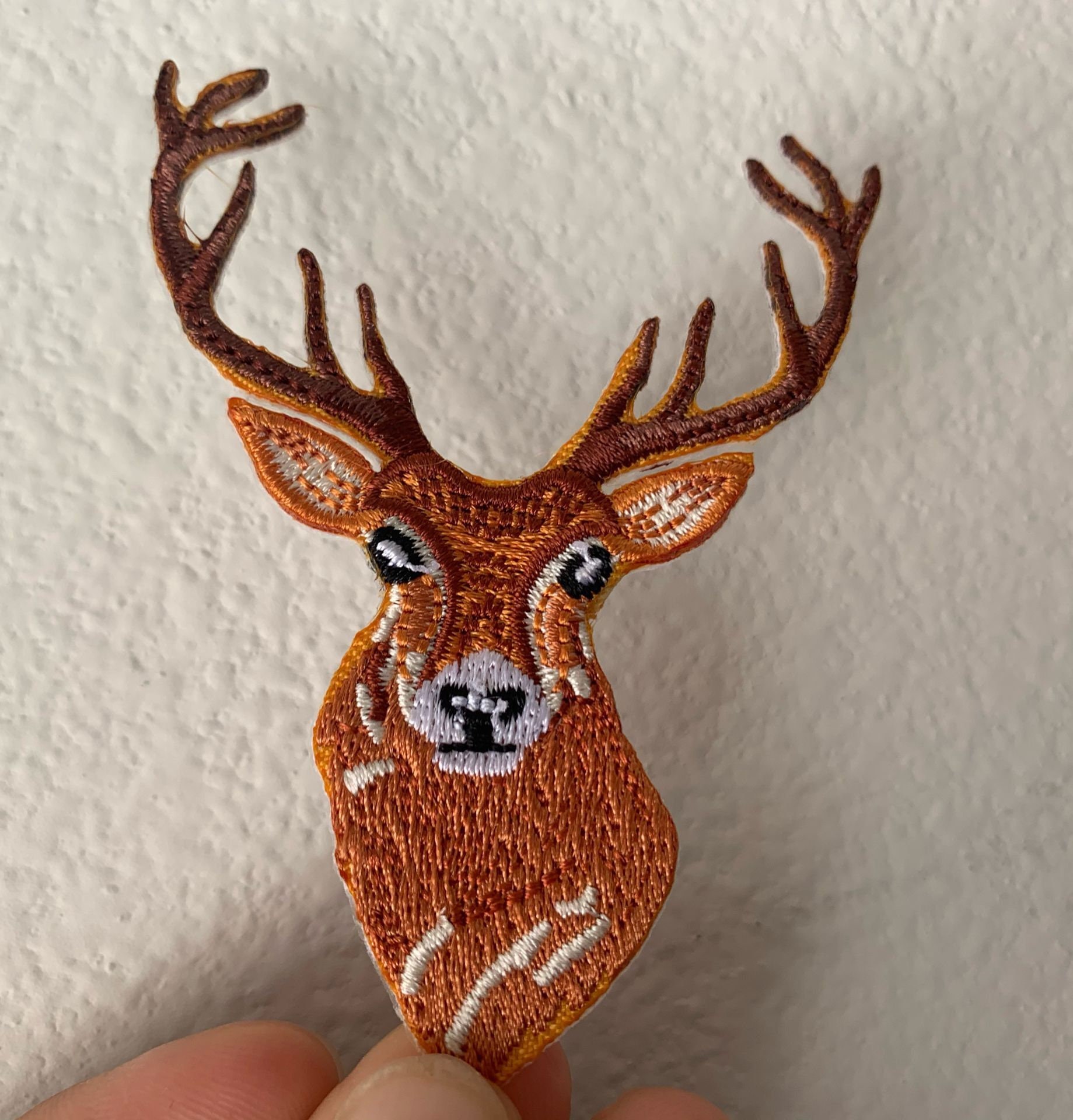 Deer Patch Elk Patches Iron on Patch Cool Deers Embroidery Etsy Canada