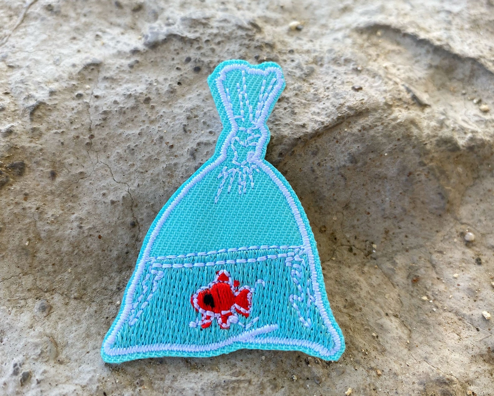 Goldfish Patch 2 Inch Iron on Patch embroidered Patch Etsy