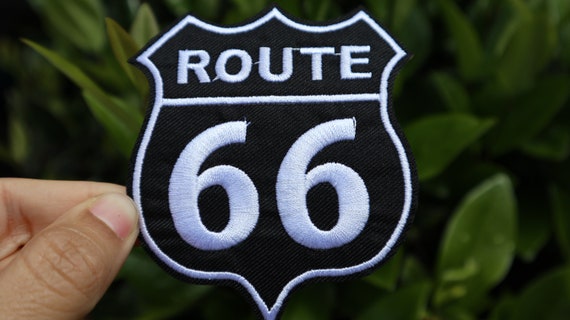 Historic Route 66 Embroidered Patch - Iron On | Paddy's Patches