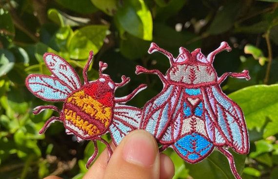 Flowers & Bugs Iron-On Patches