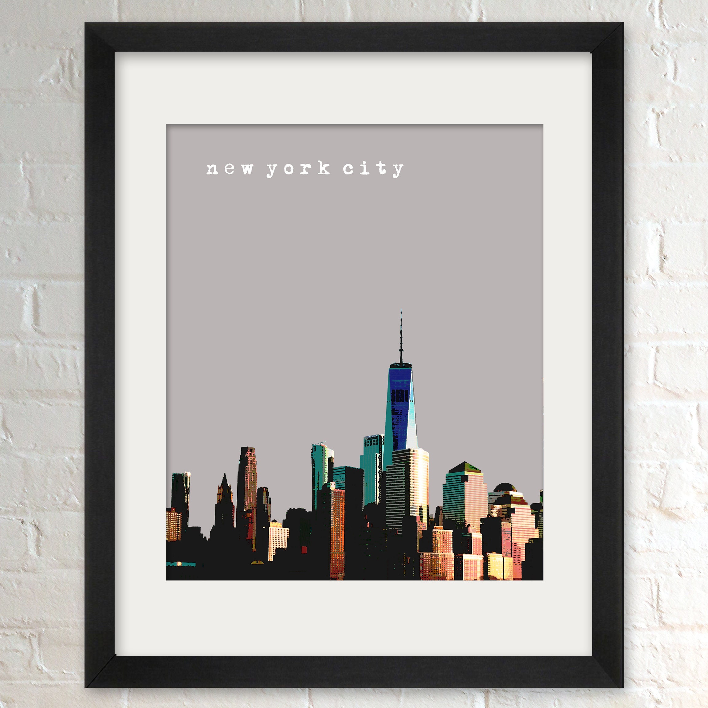 New York City NY City Wall Art Minimalist Home Decor Etsy