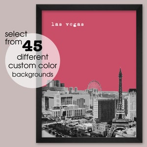 Las Vegas NV | City Wall Art | Minimalist Home Decor | Prints, Framed Prints, Gallery Wrap Canvas, and Plaques