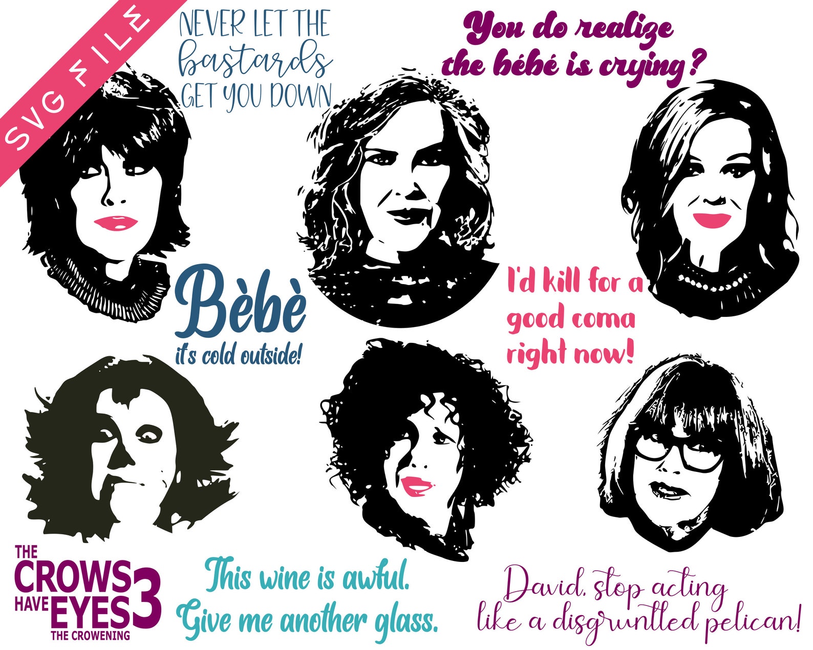 Moira Rose Schitts Creek SVG Etsy