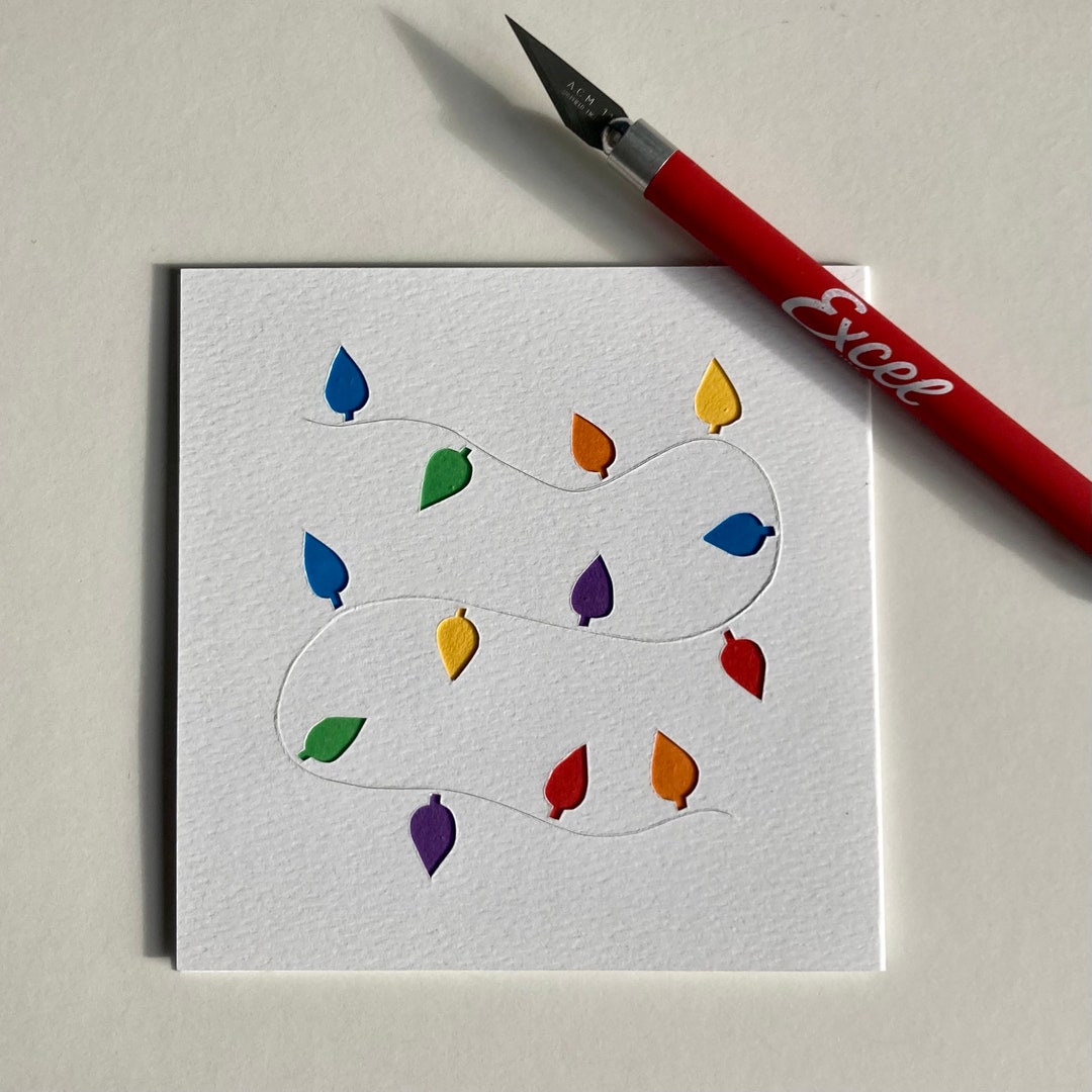 Christmas Lights Card 