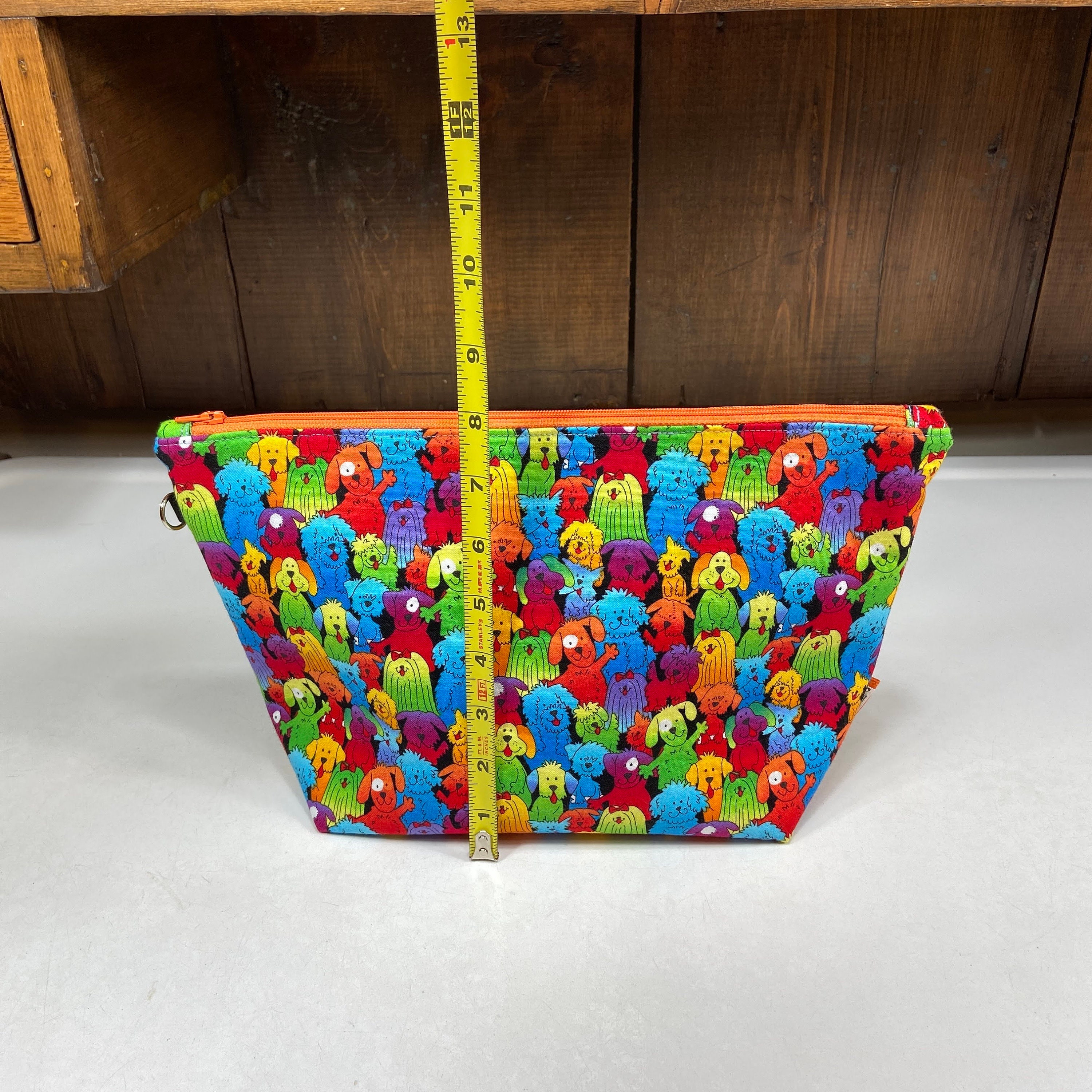 Tie Dye Dog Knitting Bag With Matching Strap and Etsy