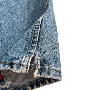 Vintage Wrangler Cowboy Cut PRCA Distressed Jeans Mens 40x30 Dark Stone Wash image 8