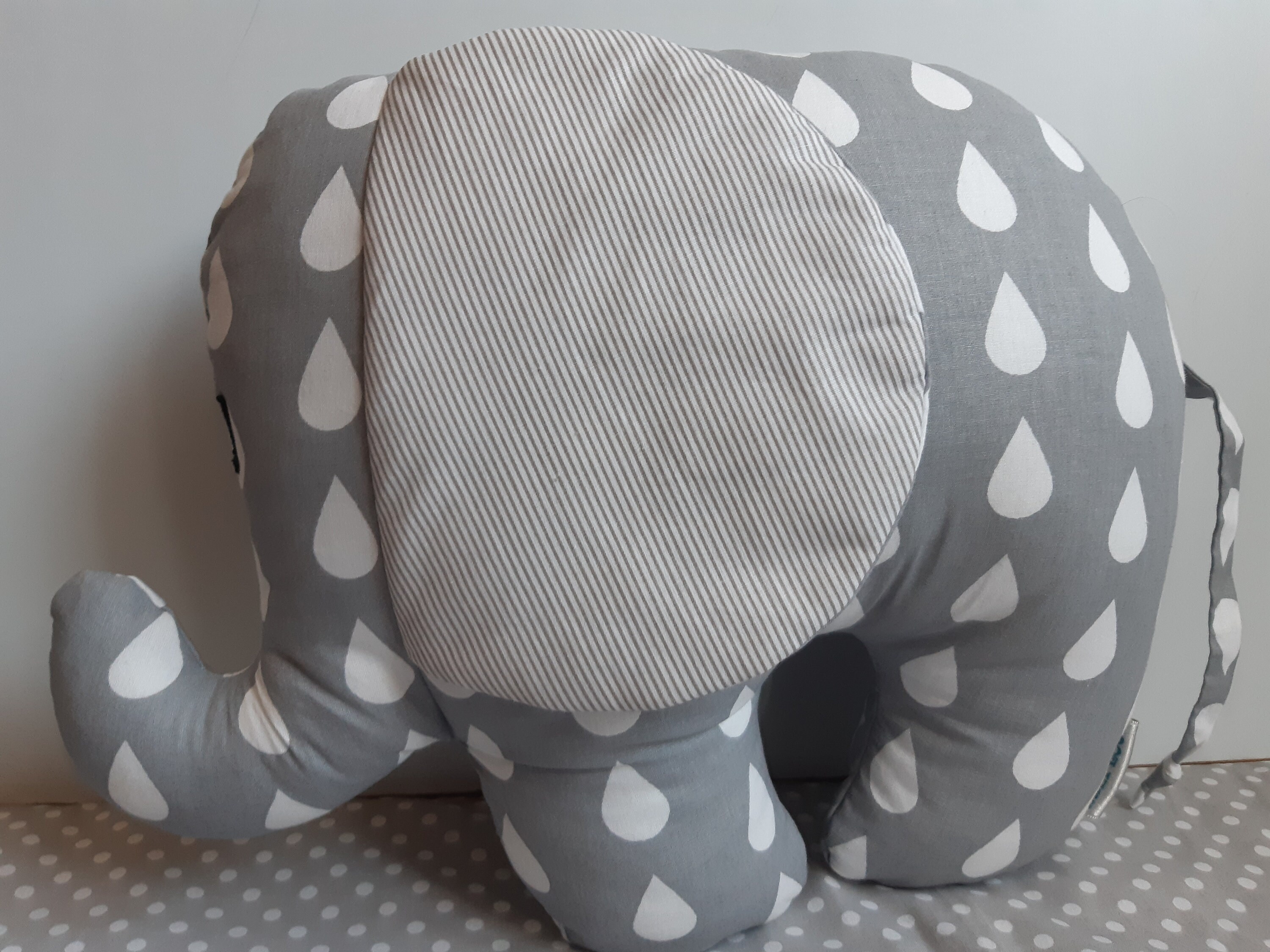 Elephant Shaped Pillow Baby Pillow Cotton Decorative Nursery Etsy