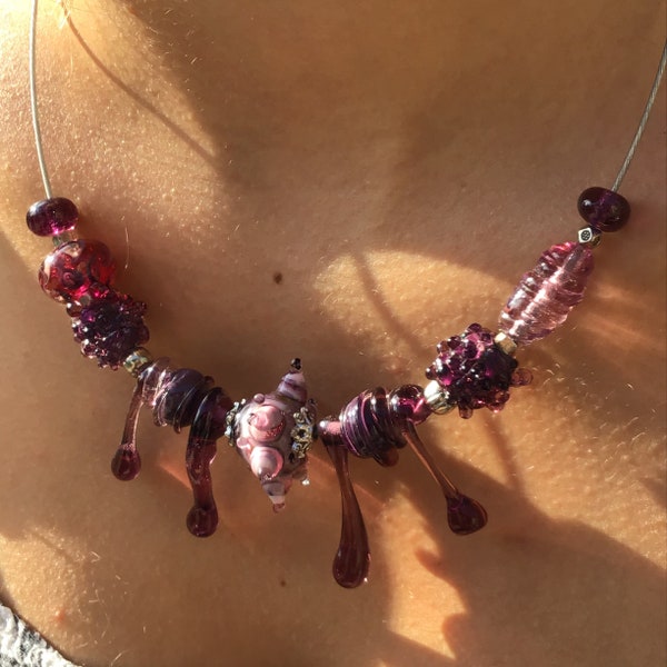 Collier en verre de Murano #l’original#