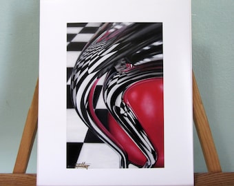 Checkerboard Twist - Giclee Print (small)