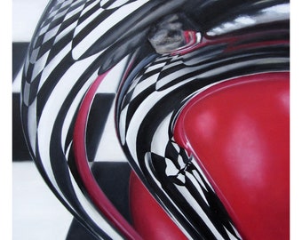 Checkerboard Twist - Giclee Print