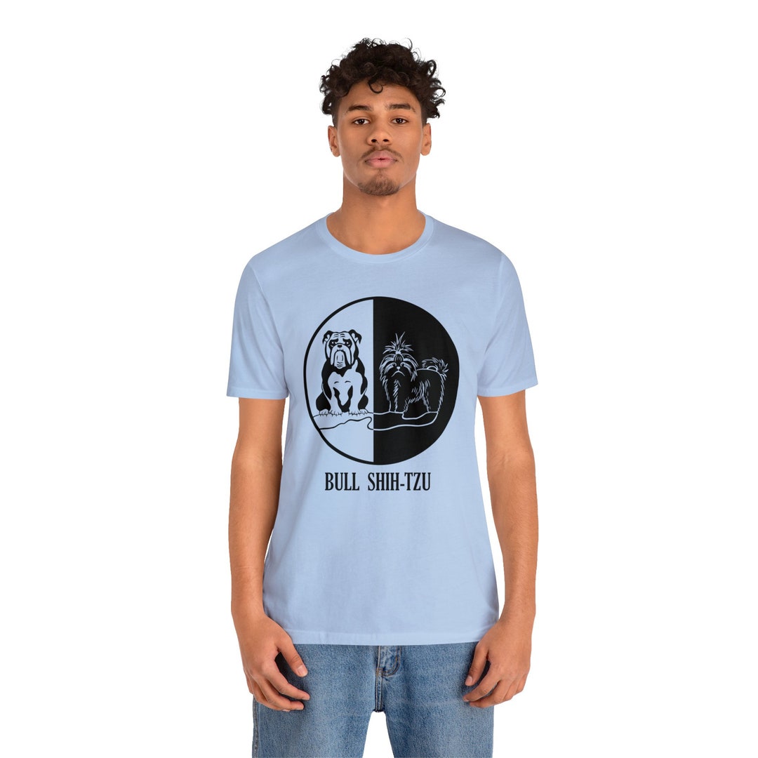 Bull Shih-tzu Unisex Jersey Short Sleeve Tee - Etsy Bull Shih-tzu Unisex Jersey Short Sleeve Tee - Etsy