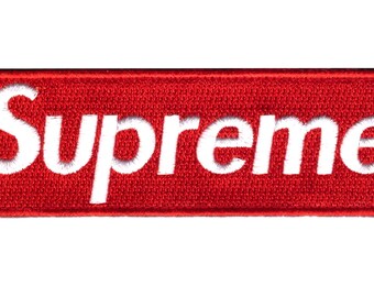 supreme iron on