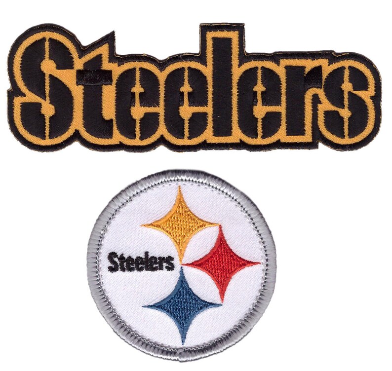 Steelers Iron on Sew on Pittsburgh Football Sports Patch Etsy
