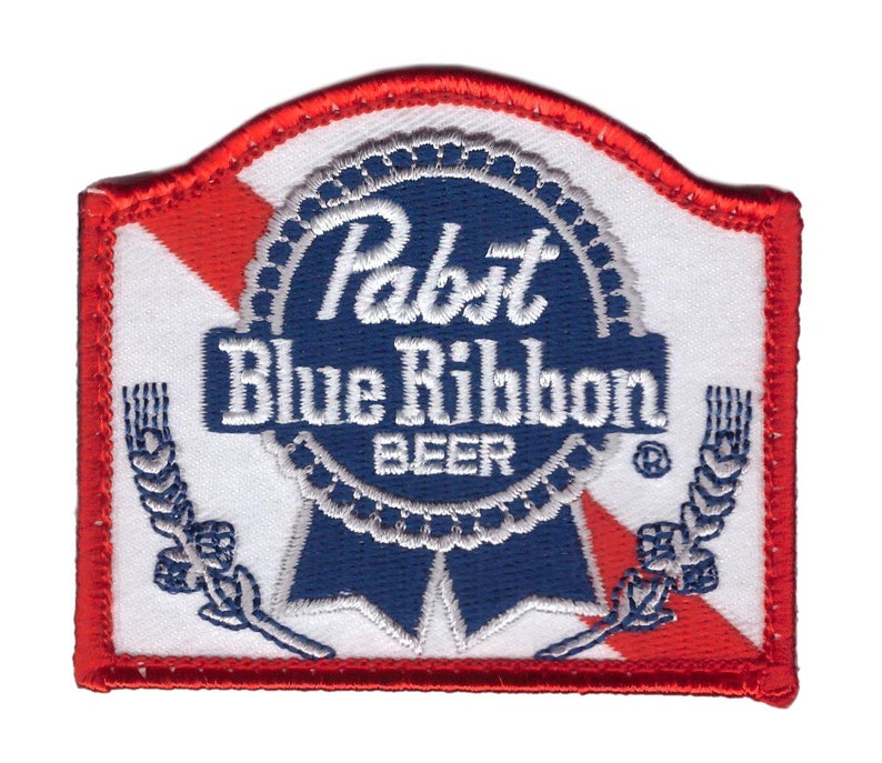 PBR Pabst Blue Ribbon Decorative Jacket Beer Hipster Patch Etsy