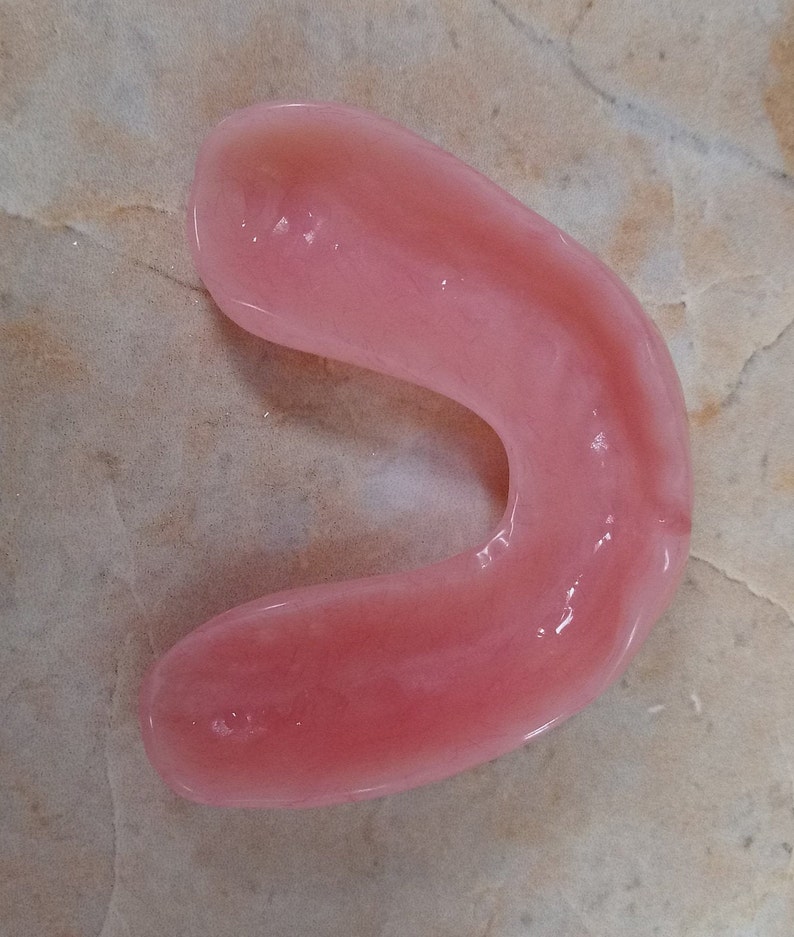 Full Upper UShape False Denture Horseshoe SMALL Etsy