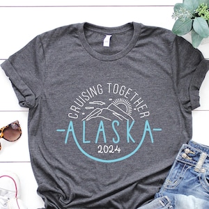 Family Cruising Together Alaska T-shirt, Nautical Matching Shirt, Summer Vacation Shirt, Family Cruise Shirt, Cruise Crew Shirt, Vacay Tee