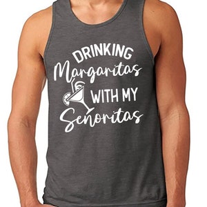 Margarita Senoritas Tank Top: Fiesta Party Vacation Shirt