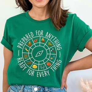 Camping Compass T-Shirt: Girls Troop Tee