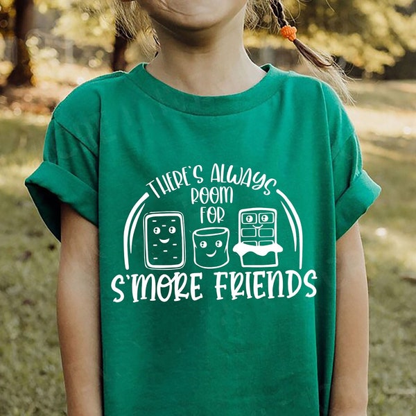 There is Always Room For S'more Friends T-shirt, Smore Friends Shirt, Camper Shirt, Camping Troop Shirt, Gift For Best Friends, Matching Tee