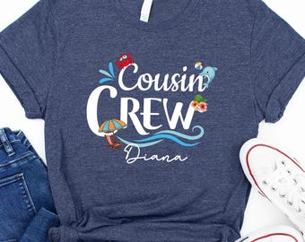 Cousin Crew 2026 Shirt, Cousins Beach Shirt, Summer Vacation Cousin Gift, Matching Cousin Shirt,