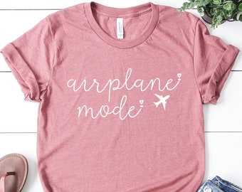 Airplane Mode T-Shirt: Vacation Travel Shirt