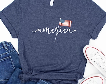 America Tee - USA 250th Anniversary Tee - Fourth of July Independence Day Shirt