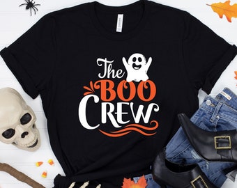 The Boo Crew Family Matching T-shirt, Halloween Boo Crew Shirts, Halloween Family Shirt, Ghost Crew Shirt,Kids Ghost Costume Shirt
