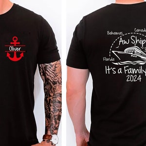 Custom Cruise Crew T-shirt, Summer Vacation Destinations Shirt, Family Cruise Shirt, Vacation Routes Shirt, Vacay Tee, Nautical Shirt