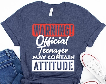 Official Teenager T-Shirt: 13th Birthday Gift
