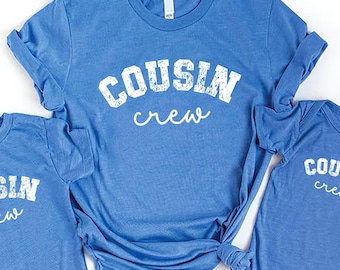 Cousin Crew Shirts, Cousin Shirts for Kids, Matching Cousin Shirts, Family Cousin Gift, Adult Cousin Shirts