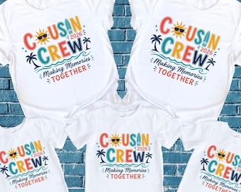 Cousin Crew 2026 Shirts, Retro Matching Summer Cousin Shirts For Kids, Cousin Crew Shirts, Toddler Shirts, Boys Shirts, Girls Shirts