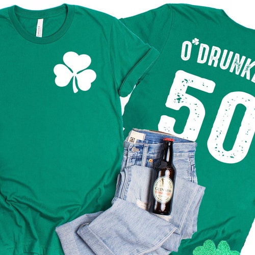 O'Wasted St. Patrick's Day Drinking Team T-shirt, Custom Drinking Tee