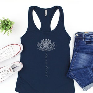 Choose To Be Kind Flower Mandala Tank Top, Mandala Tank, Mandala Graphic Tank, Cute Spring Tank Top, Cute Tank for Woman, Cute Mandala Tank
