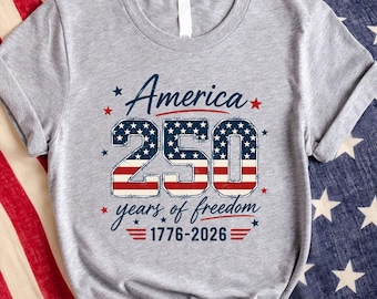 America Tee - USA 250th Anniversary Tee - Fourth of July Independence Day Shirt