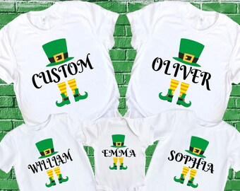 Personalized St. Patrick's Day T-Shirt: Custom Shamrock Tee