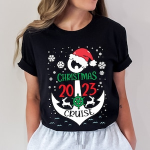Christmas Cruise T-shirt, Matching Family Christmas Vacation Shirt , Family Xmas Tee, Summer Vacation Shirt, Family&#39;s Christmas Trip Shirt