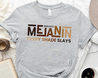T-shirt fabriqué avec de la mélanine : toutes les nuances sont éliminées, les noirs comptent