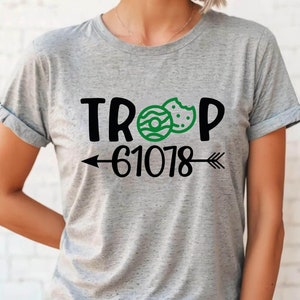 Customizable Girl Troop T-Shirt: Camping & Events Tee
