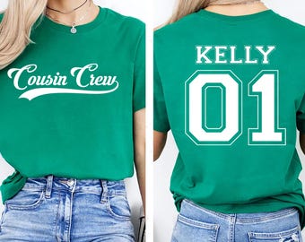 Custom Cousin Crew Shirts, Cousin Shirts for Kids, Matching Cousin Shirts, Family Cousin Gift, Adult Cousin Shirts