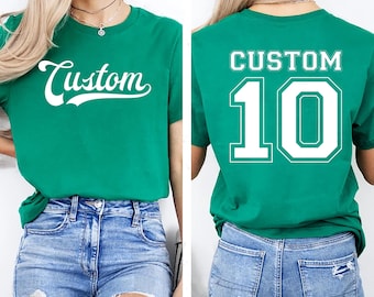 Custom Team Name Jersey Shirt: Personalized Sports Tee