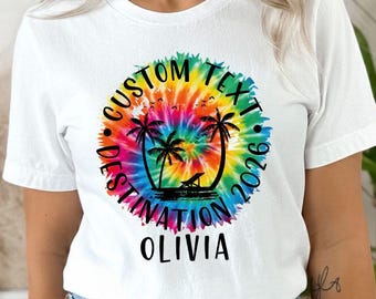 Personalized Family Vacation Shirts: Custom Beach Trip Tees