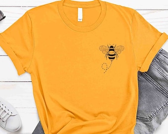 Pocket Bee T-Shirt: Beekeeper Gift, Save the Bees Shirt