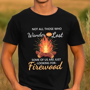 Firewood Camping T-shirt: Scout Troop Tee