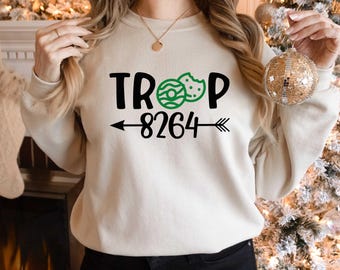 Customizable Girl Troop Sweatshirt: Camping & Events Hoodie