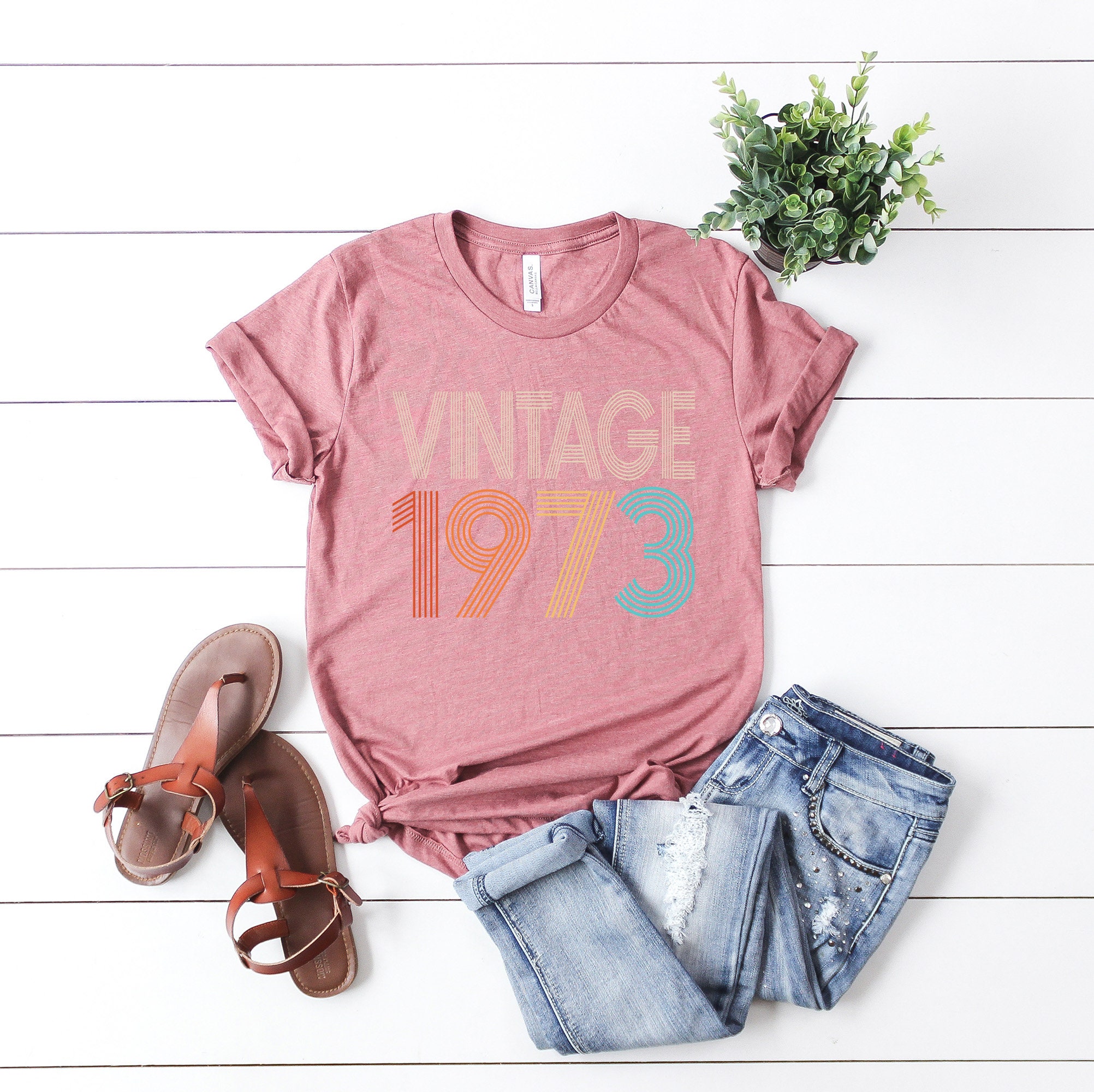 Discover 50th Birthday T-Shirt, Vintage 1973 Shirt, 50th Birthday Gift T-Shirt